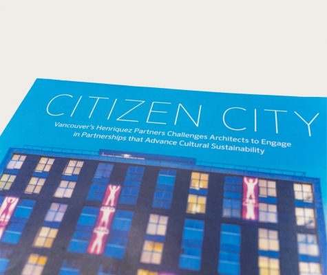 Detail of Citizen City book cover.