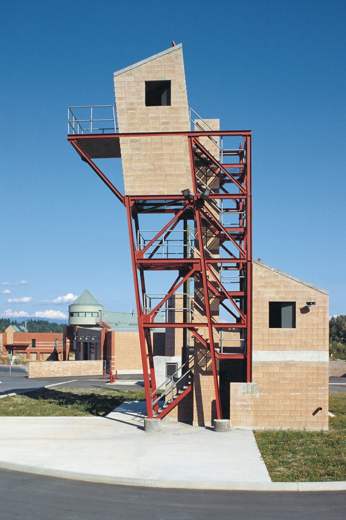 View of Firehall Training Tower.
