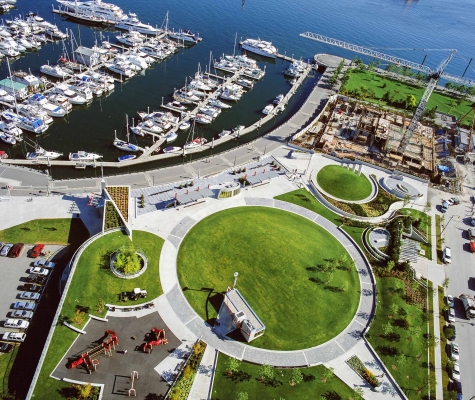 Coal Harbour Community Centre – Aerial view